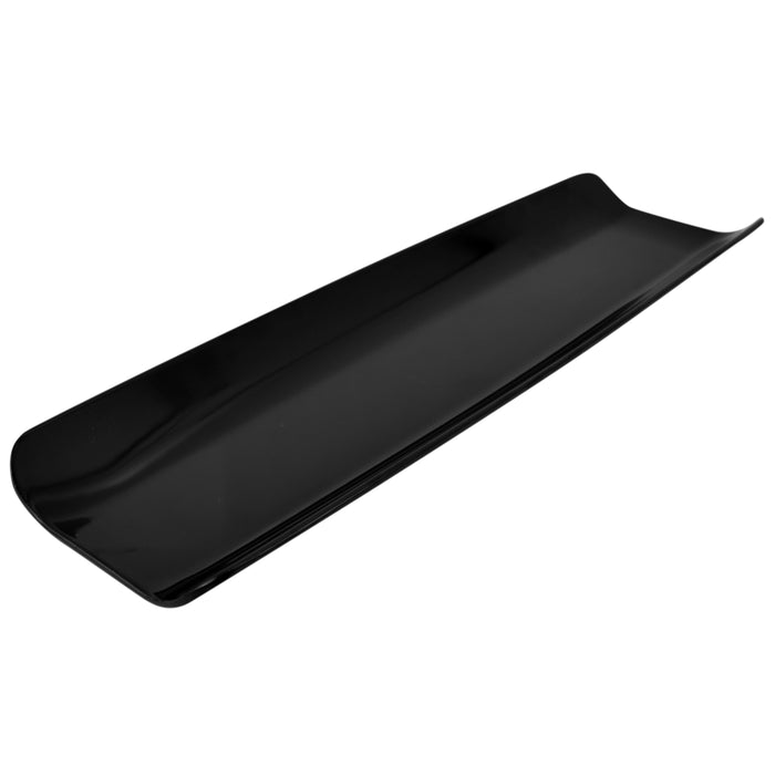 Black Melamine Curved Gastro Tray with sf