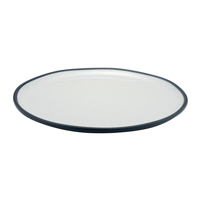 Steel Blue Marl Melamine Large Shallow Plate 280x280x26mm