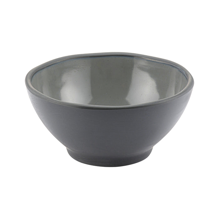 Charcoal Grey Marl Melamine Small Dish 170x170x80mm 800ml