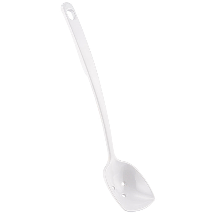 White Melamine Perforated Spoon 250mm