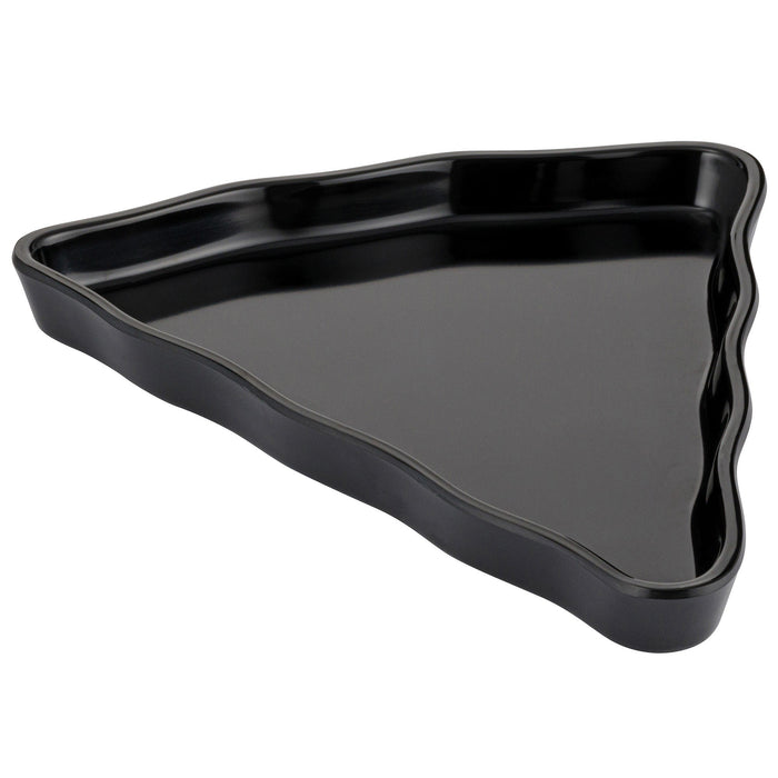 Black Melamine Aalto Tray