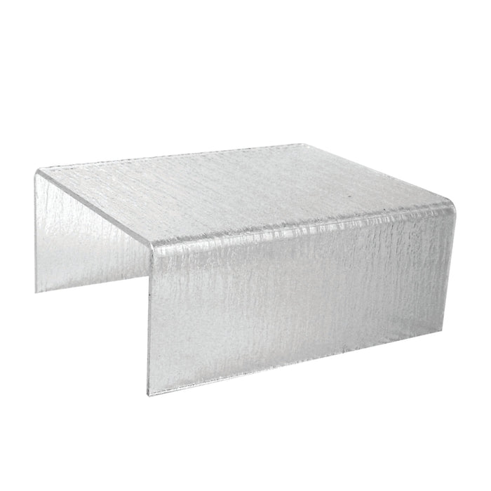 Clear Textured Acrylic Riser
