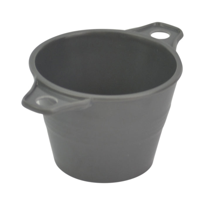 Grey Melamine Ranch Pot - 115x77x55mm - 135ml