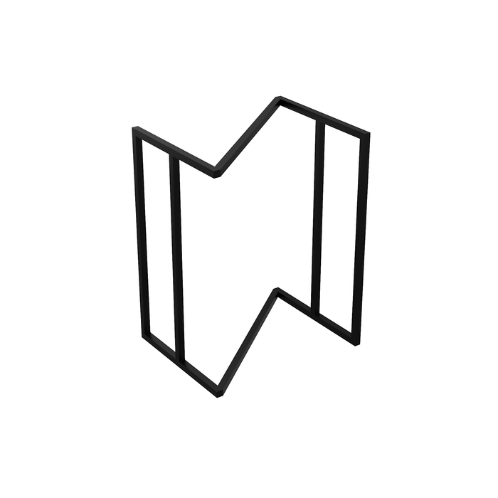 Z Stand Black Stainless Steel GN1/2