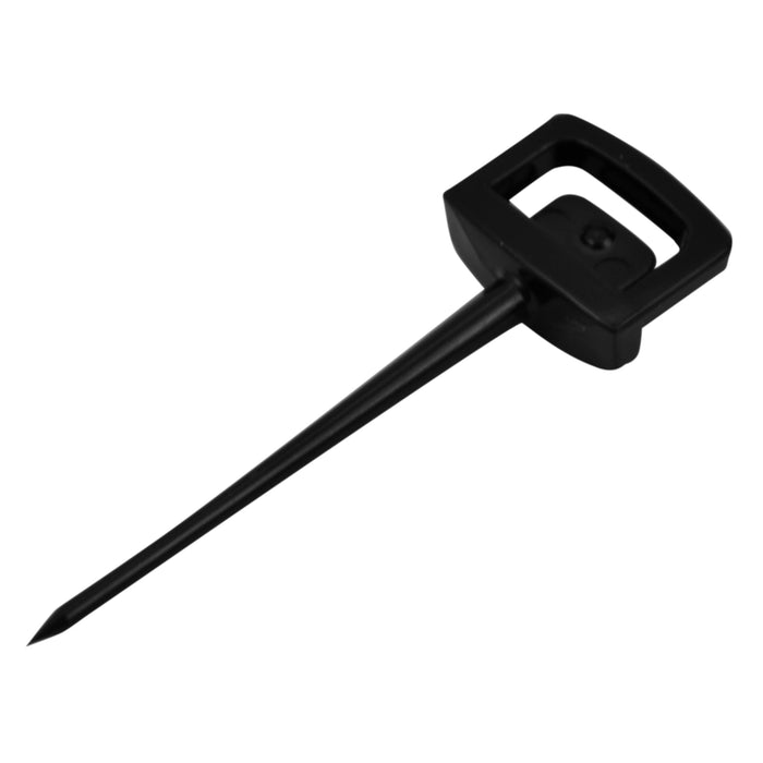Black Nylon Square Ticket Pin 65mm