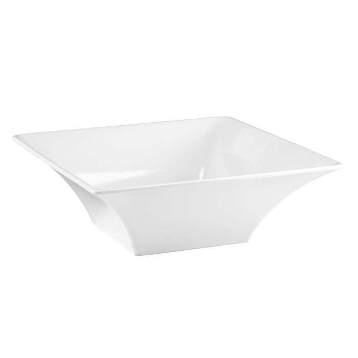 White Melamine Square Deep Dish 305x102mm 2.7L