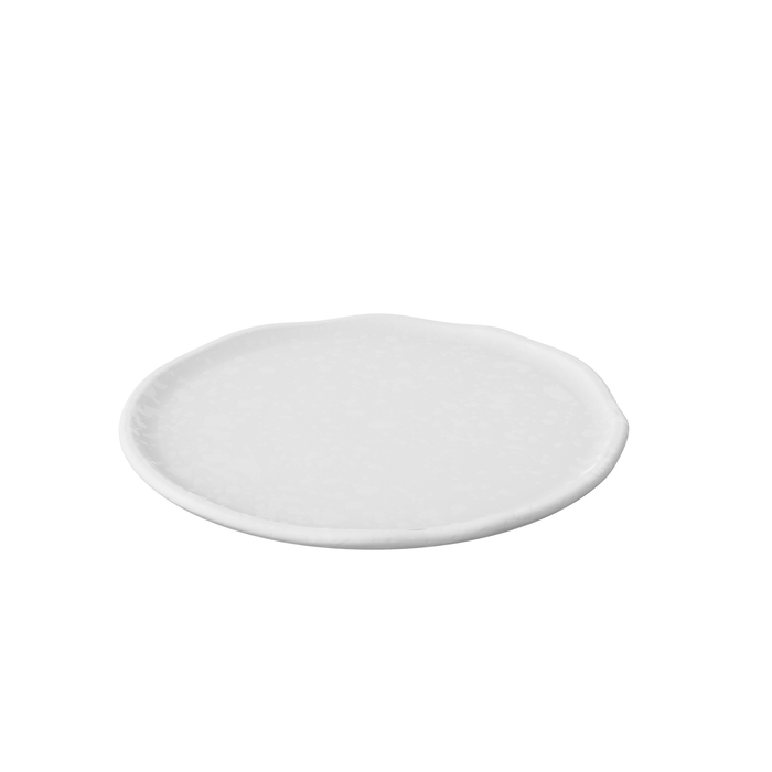 Mineral Blanche Melamine Crackle Plate 203mm x 30mm