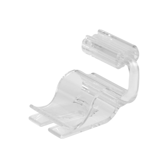 Clear Polycarbonate Adjustable Ticket Clamp  20mm