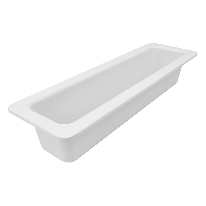 White Melamine 2/4 Gastro Dish w/sf  3.5L