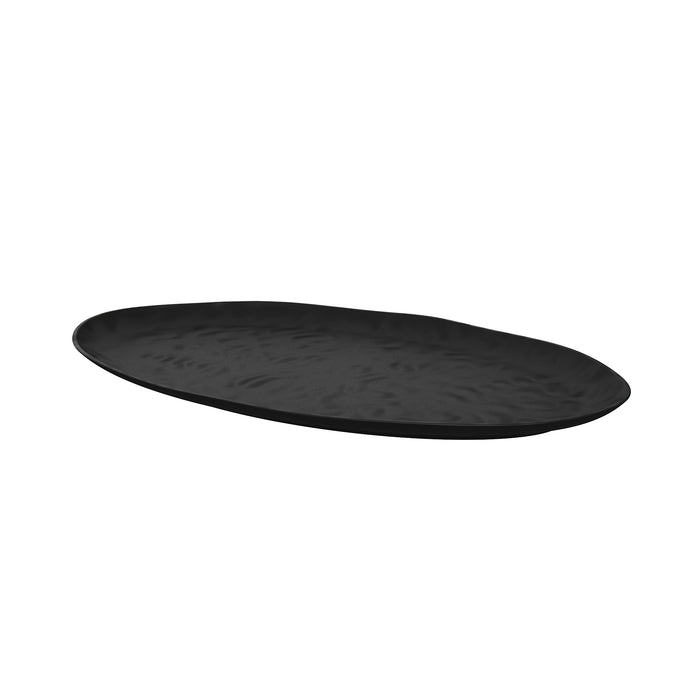 Aqua Pigment Melamine Oval Tray  530 x 325 x 30mm