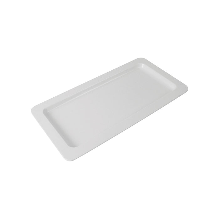 White Melamine Rectangular Tray 340x170x20mm