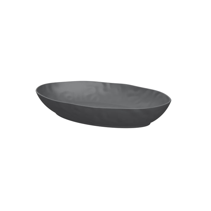 Aqua Pigment Melamine Oval Dish  420 x 280 x 70mm 3.4L
