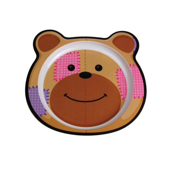 Bear Melamine Junior plate w/sf 243x231mm