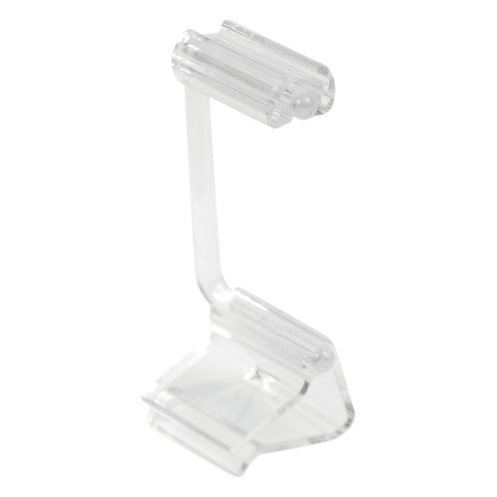 Clear PC Horizontal Ticket Clamp 50mm (10 Pack)