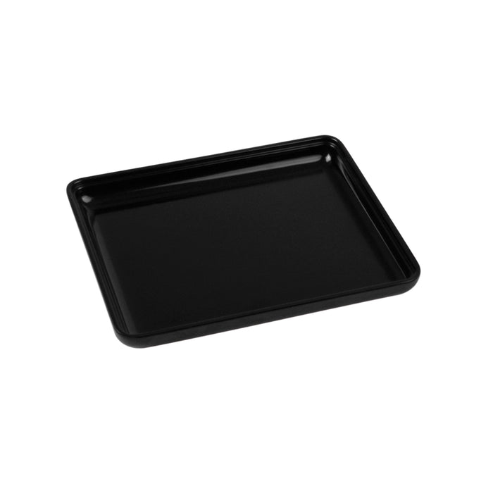 Black Melamine Tray 160x130x20mm