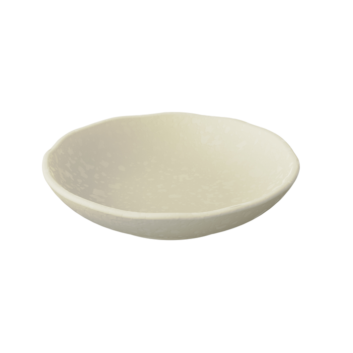 Mineral Parchment Melamine Crackle Dish 240x240x50mm1.3L