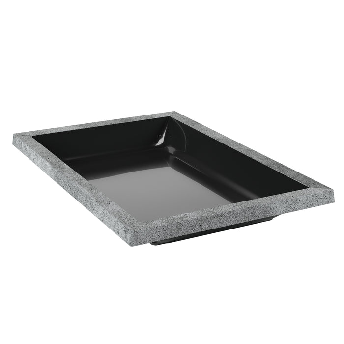 Urban/Black Melamine Dish 420x280x50mm
