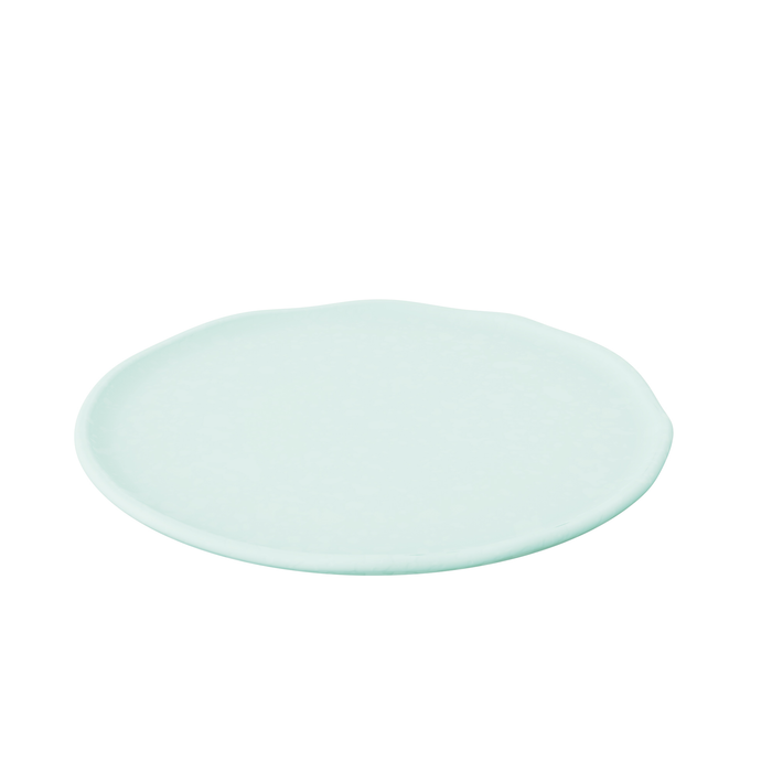 Mineral Aqua Melamine Crackle Plate 254mm x 30mm