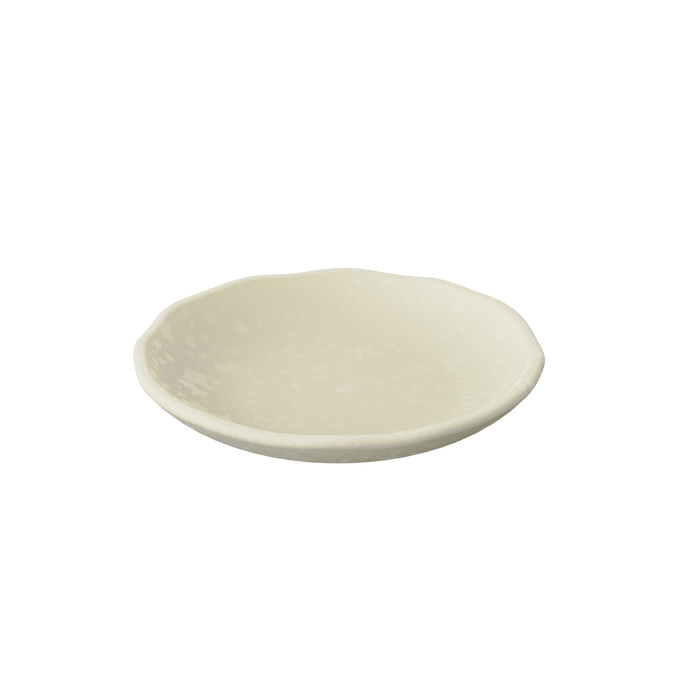 Mineral Parchment Melamine Crackle Plate 205x43mm