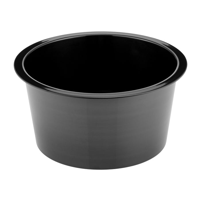 Black Melamine Barrel Insert 307x90mm 4.5L