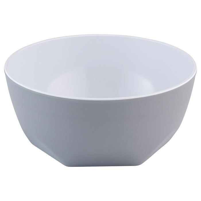 Hive Grey and White Melamine Salad Dish 149 Dia x 65mm 700ml (6 pack)