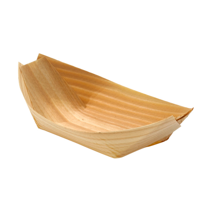 Medium Wooden PineWood Boat 80ml (1000 Pack)