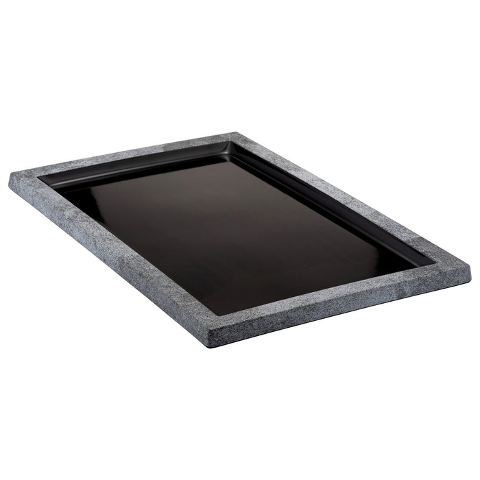 Urban/Black Melamine Tray