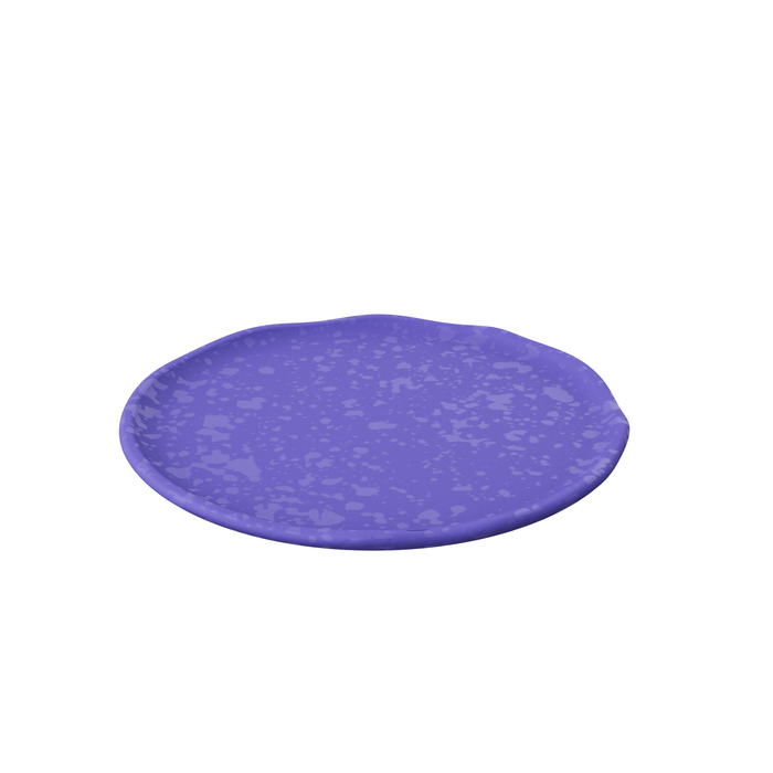 Mineral Indigo Melamine Crackle Plate 203mm x 30mm