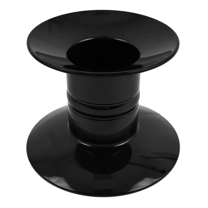 Black Melamine Pedestal Stand  H