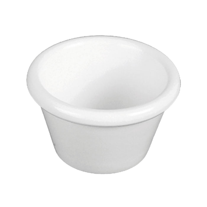 White Melamine Ramekin 1.5oz 60x40mm (12 Pack)