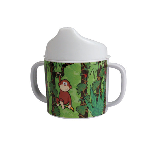 Monkey Melamine Double Handled Cup  Beaker 0.2L