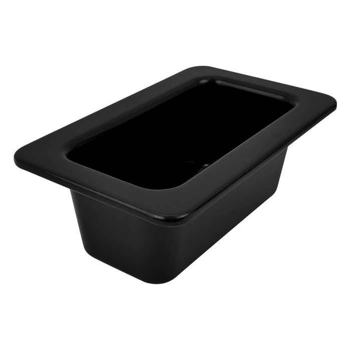 Black Melamine 1/4 Gastro Dish w/sf  1.5L