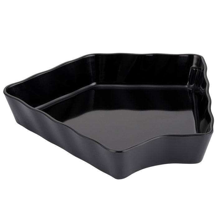 Melamine Aalto Dish Black