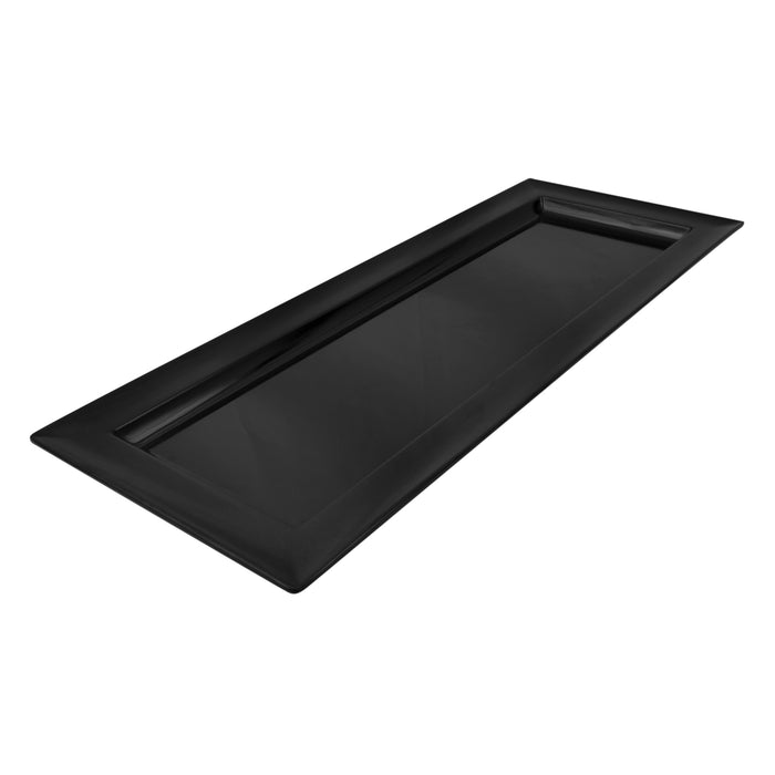 Black Melamine Dover Tray 620x250x30mm 1L