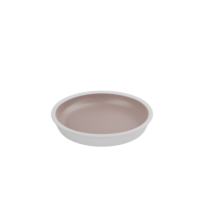 Trafalgar White and Taupe Melamine Dish Insert 210x210x36mm