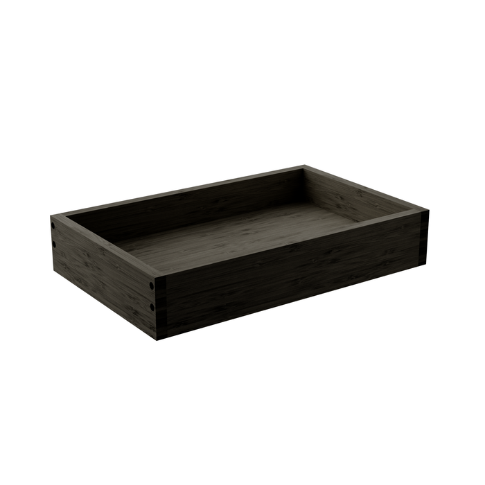 Black Bamboo Box Large 546 x 346 x 90mm