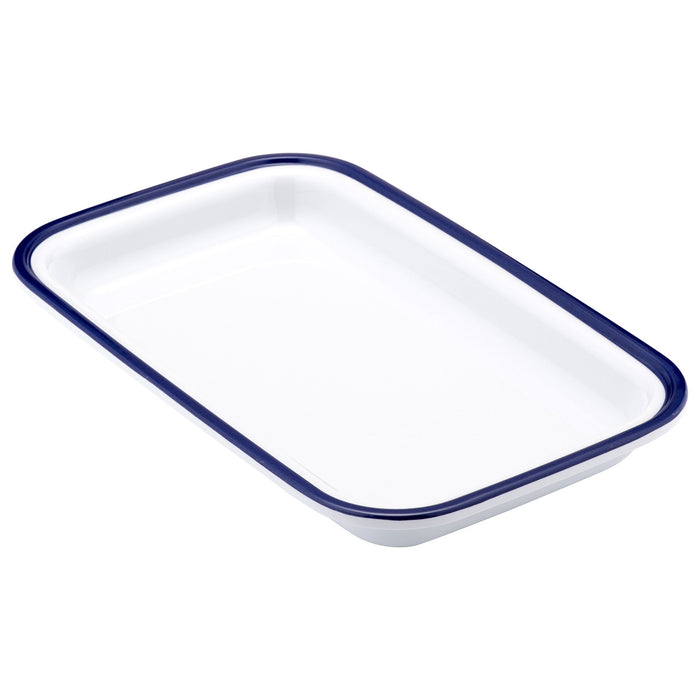 Blue Enamelware Melamine Gastro Tray