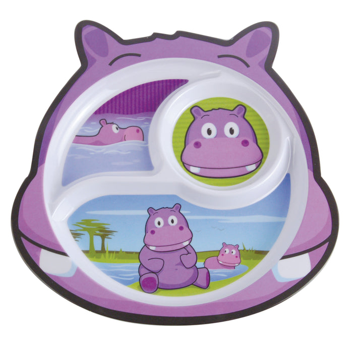 Hippo Melamine Sectioned Plate 235x243mm
