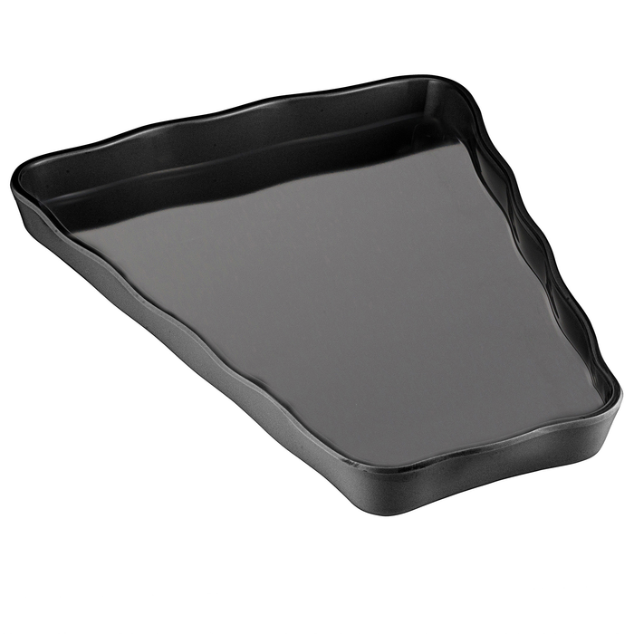 Black Melamine Aalto Tray