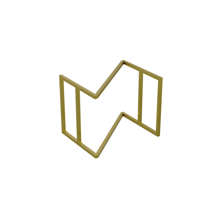 Z Stand Gold Stainless Steel GN1/2 310 x 248 x 400mm