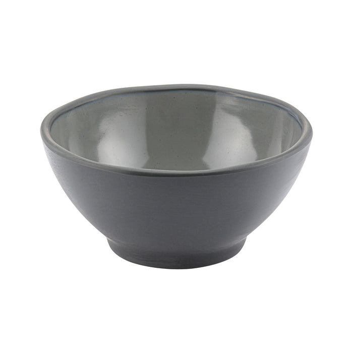Charcoal Grey Marl Melamine Dish