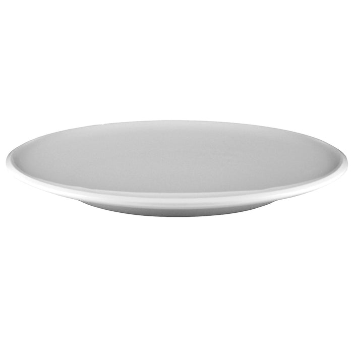 White Melamine Round Coupe Plate 267x22mm