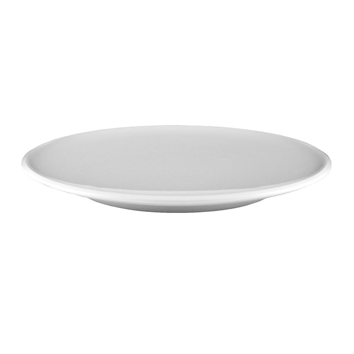 White Melamine Round Coupe Plate 184x14mm