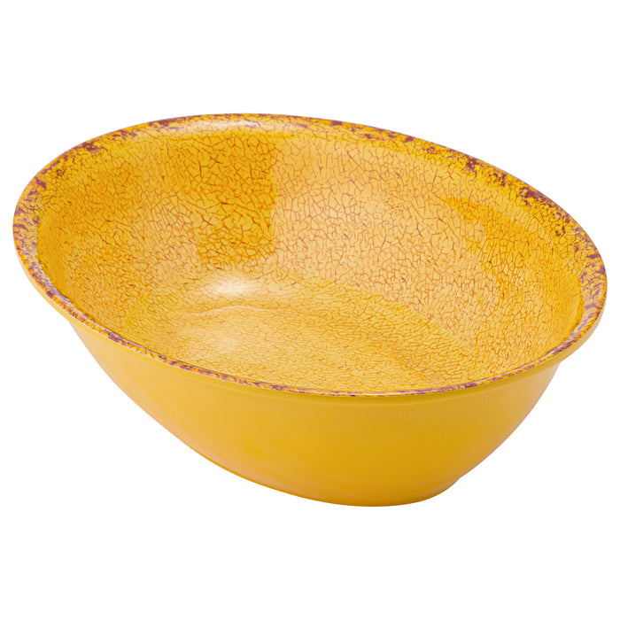 Orange Oval Casablanca Melamine Dish 210x280x70mm 1.5L