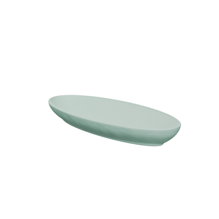 Pigment Aqua Melamine Oval Dish 325x140x40mm 700ml