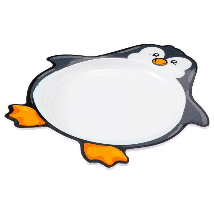 Penguin Melamine Junior Plate 295x277x22mm