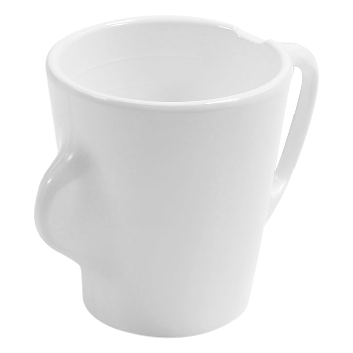 Omni White Mug w/White Handle 135x90x100mm 300ml