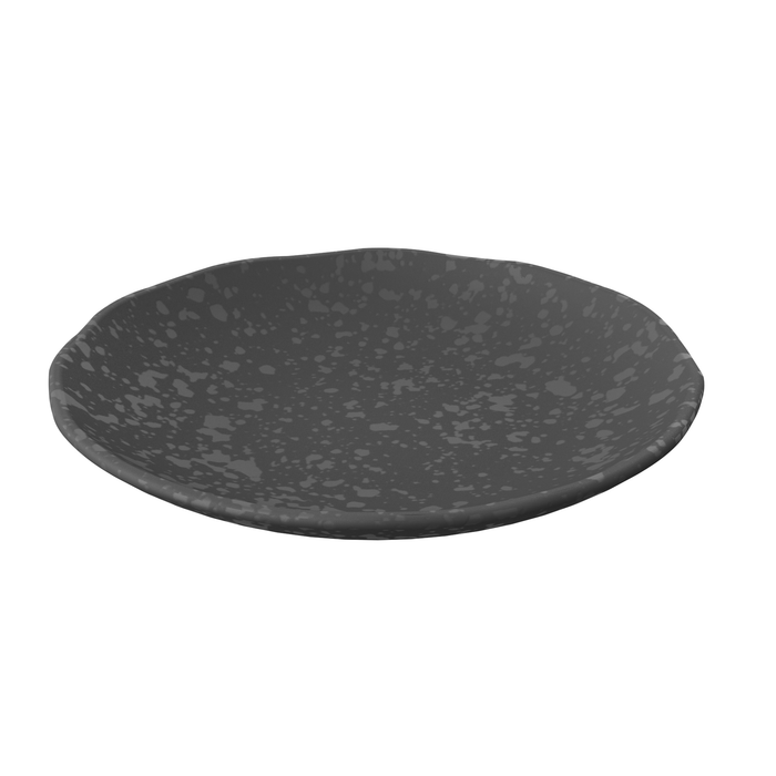 Mineral Agate Grey Melamine Crackle Plate 300x52mm