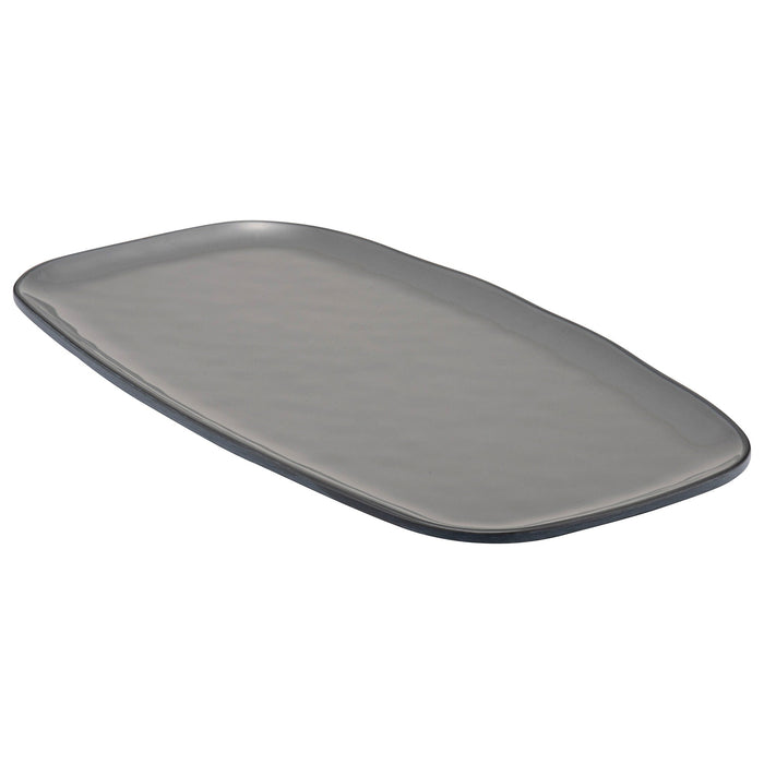 Marl Melamine Rectangular Side Plate 355x190mm