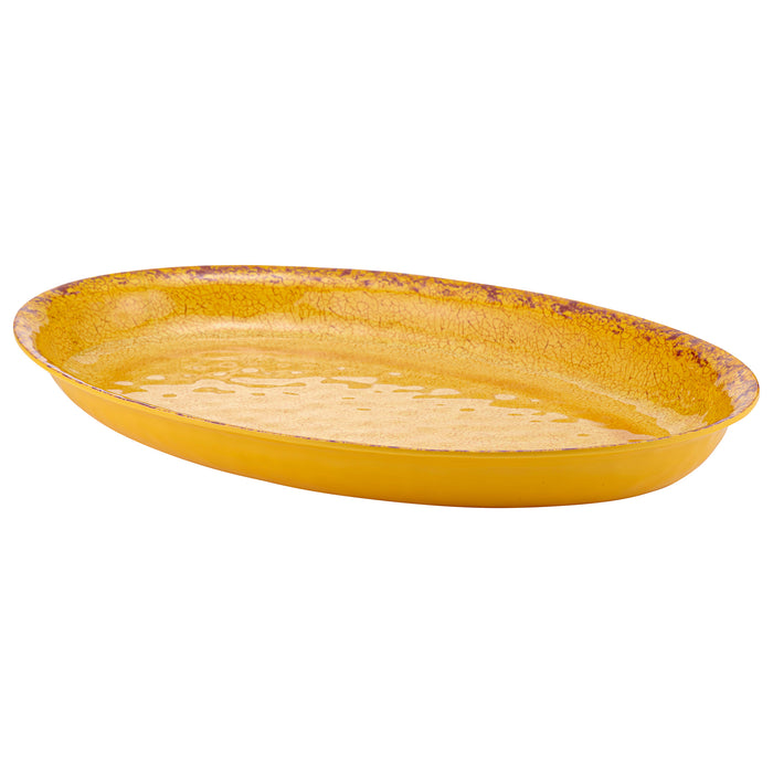 Orange Casablanca Melamine Dish 420x280x40mm 2.5L